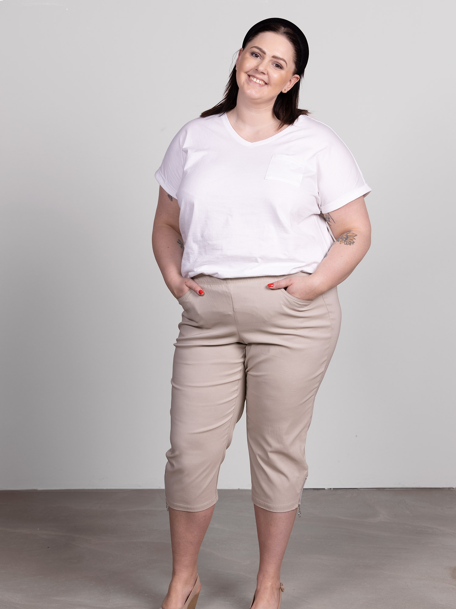 JAZZY  - Plus Size Broek fra Zhenzi