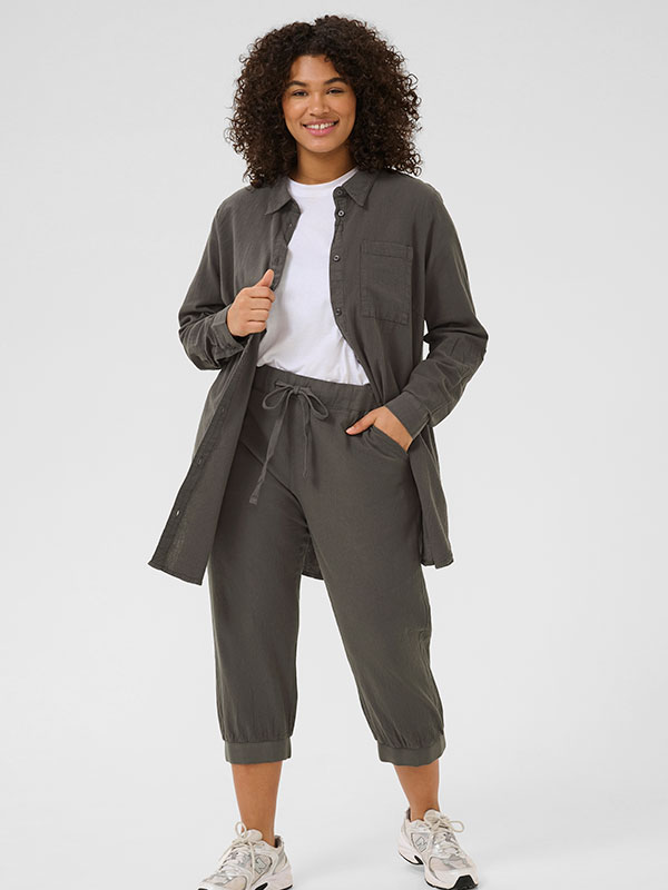 KCNANA - Plus Size Overhemd fra Kaffe Curve