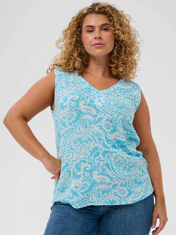 KCVILANA - Plus Size Top fra Kaffe Curve