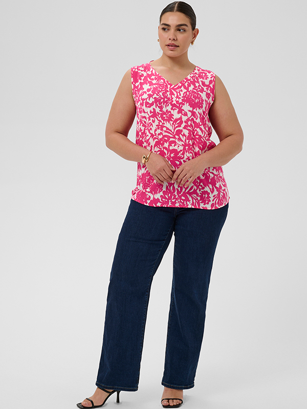 KCVILANA - Plus Size Top fra Kaffe Curve