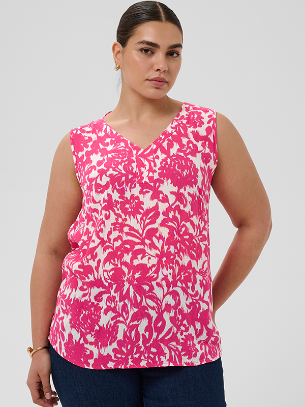 KCVILANA - Plus Size Top fra Kaffe Curve