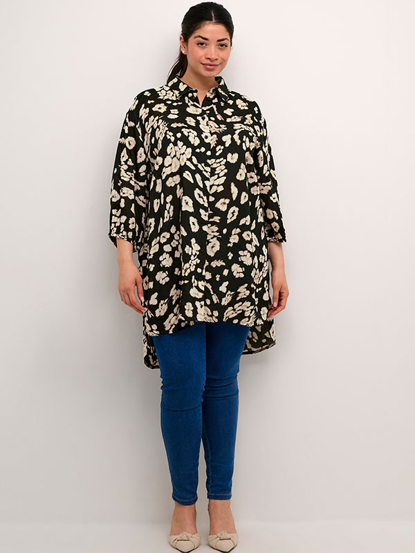 KCSONNA - Plus Size Overhemd fra Kaffe Curve