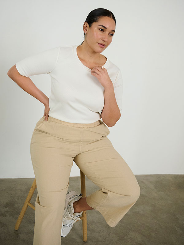 NANA - Plus Size Broek fra Kaffe Curve
