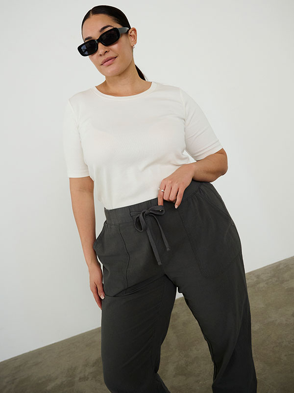 KCNANA - Plus Size Broek fra Kaffe Curve