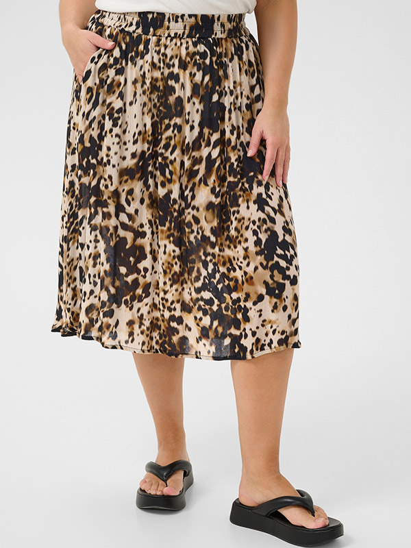 KCISMA - Plus Size Skirt fra Kaffe Curve