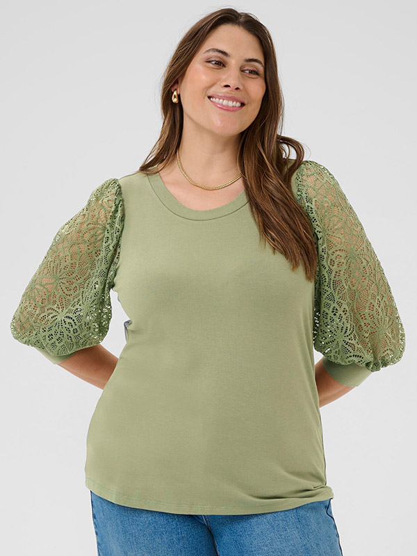 KCBELLA - Plus Size Blouse fra Kaffe Curve