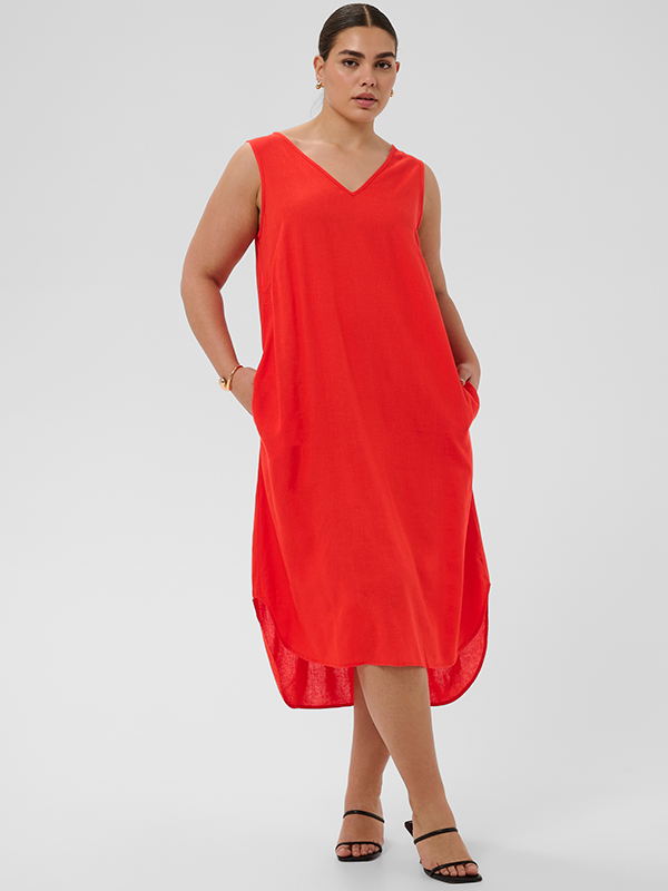 KCMILLE - Plus Size Jurk fra Kaffe Curve