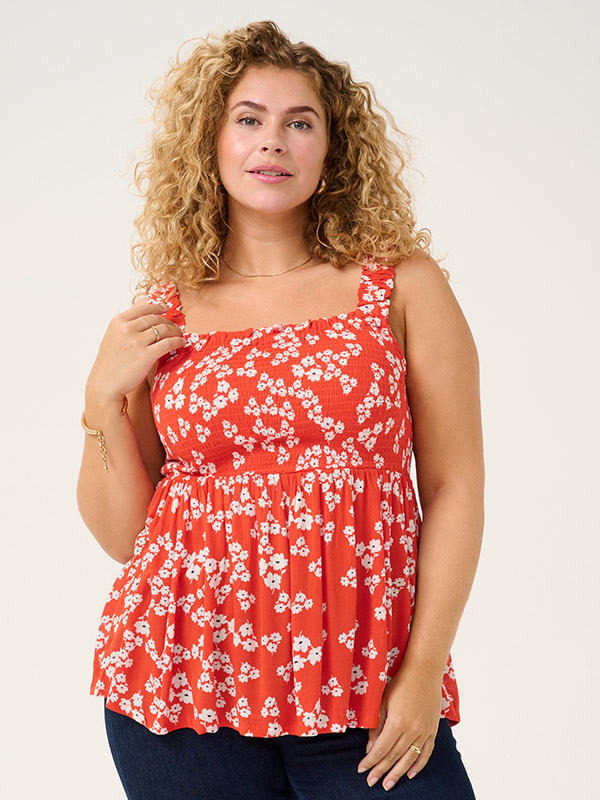KCAMI - Plus Size Top fra Kaffe Curve