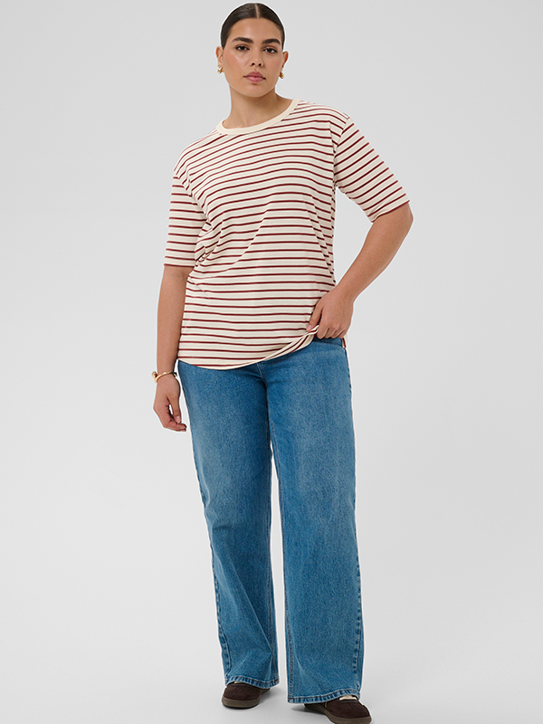 KCWINNI - Plus Size T-shirt fra Kaffe Curve