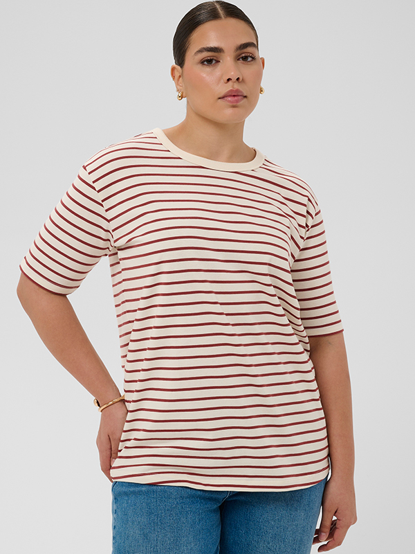 KCWINNI - Plus Size T-shirt fra Kaffe Curve