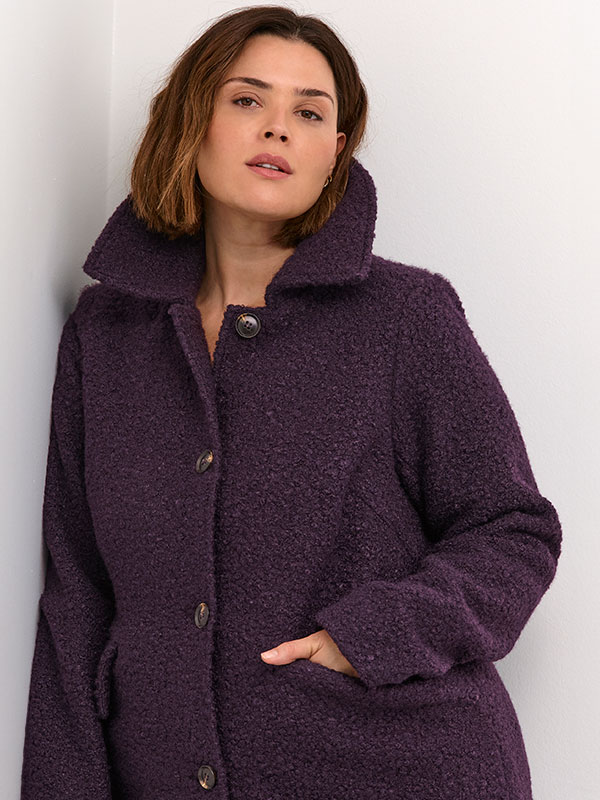 KCANNELENE - Plus Size Jas fra Kaffe Curve