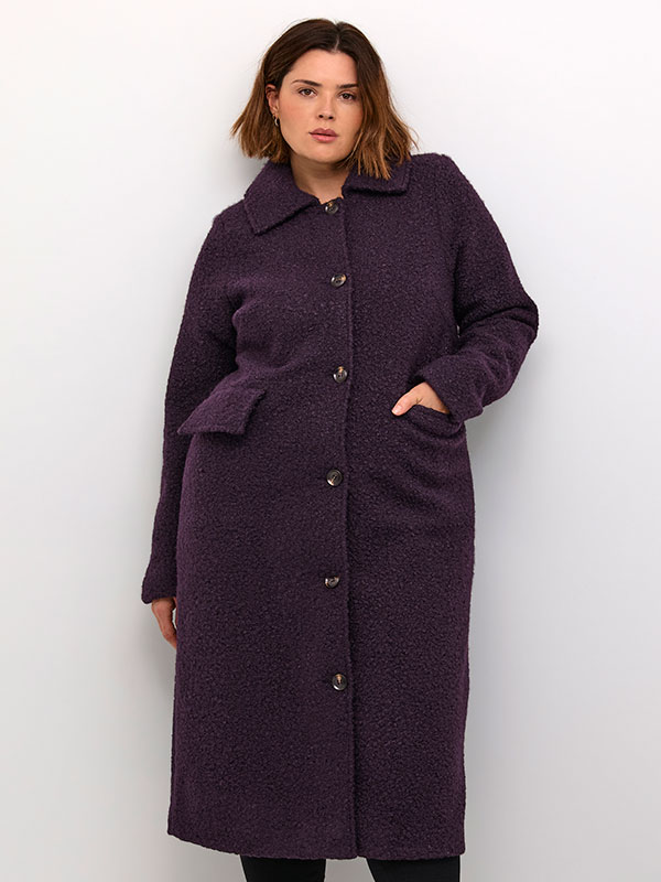 KCANNELENE - Plus Size Jas fra Kaffe Curve