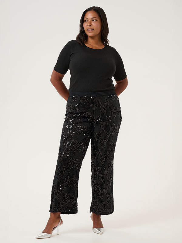 KCNICOLEEN - Plus Size Broek fra Kaffe Curve