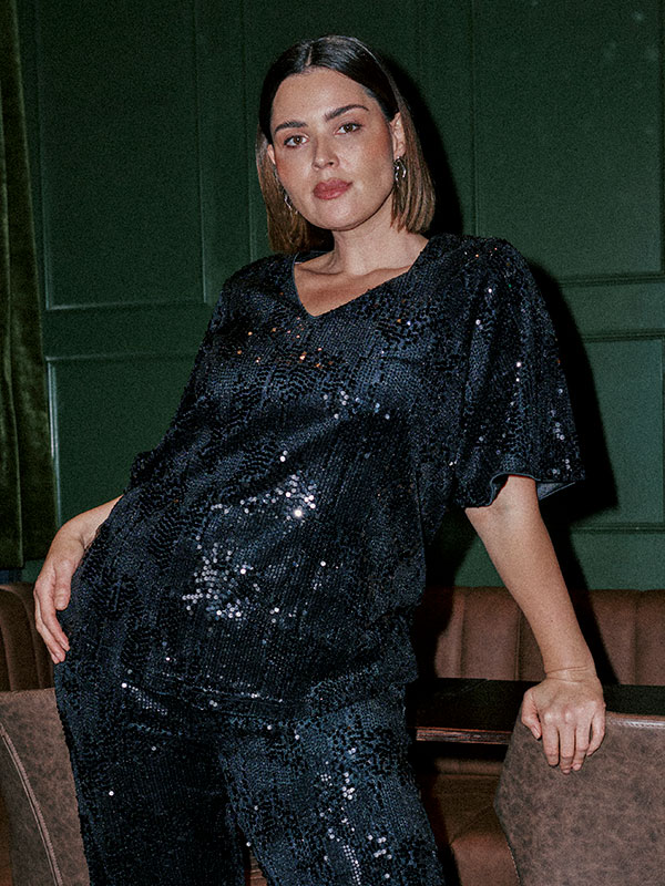 KCNICOLEEN - Plus Size Blouse fra Kaffe Curve
