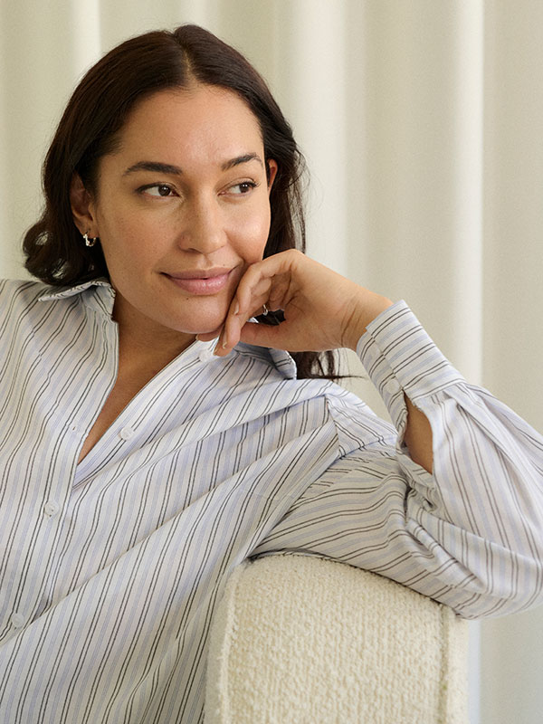 KCSELINA - Plus Size Overhemd fra Kaffe Curve