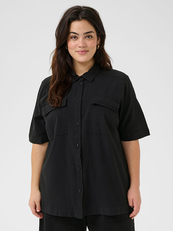 KCNANA - Plus Size Overhemd fra Kaffe Curve