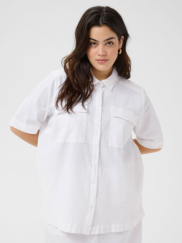KCNANA - Plus Size Overhemd fra Kaffe Curve