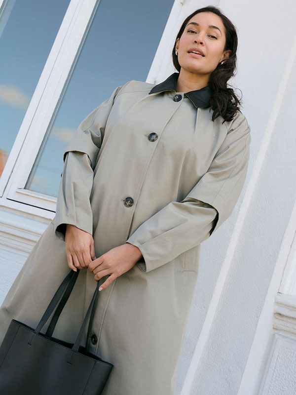 KCSANNA - Plus Size Jas fra Kaffe Curve