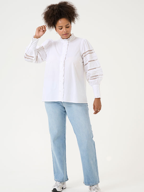 KCWILLA - Plus Size Overhemd fra Kaffe Curve