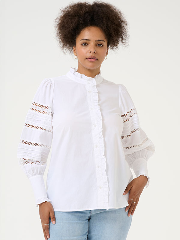 KCWILLA - Plus Size Overhemd fra Kaffe Curve