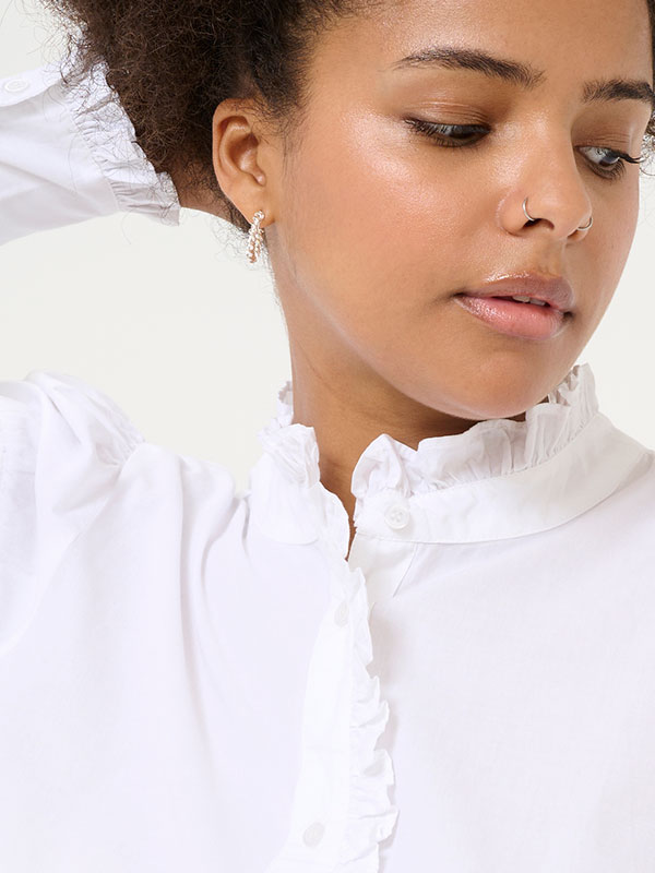 KCWILLA - Plus Size Overhemd fra Kaffe Curve