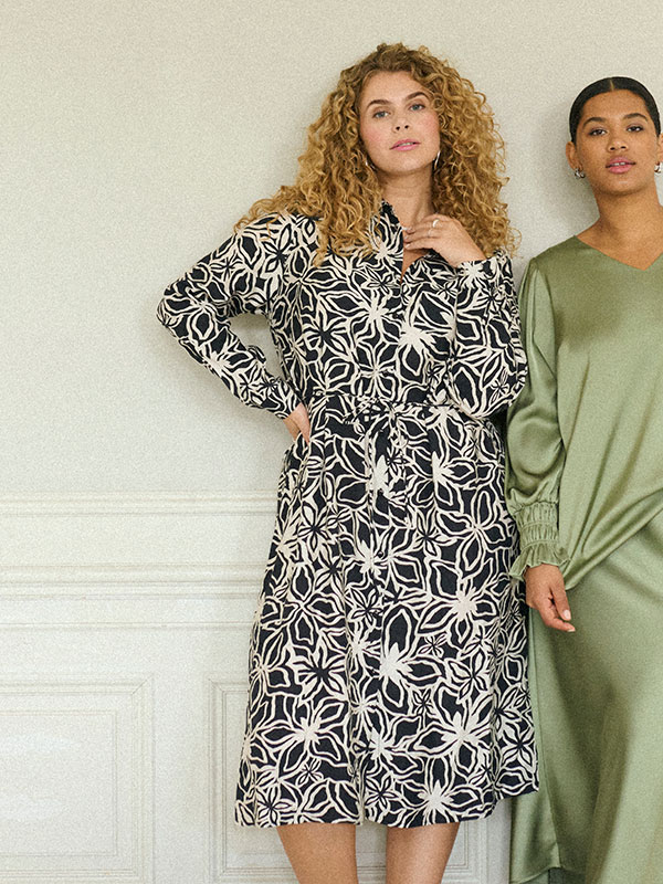 KCHALIAH - Plus Size Jurk fra Kaffe Curve