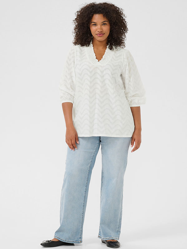 KCVITANA - Plus Size Blouse fra Kaffe Curve