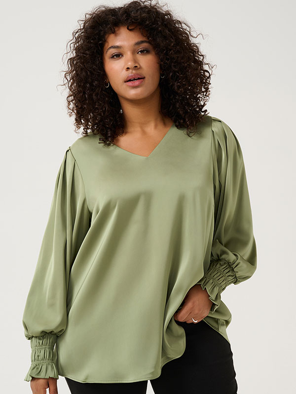 KCHILLA - Plus Size Blouse fra Kaffe Curve