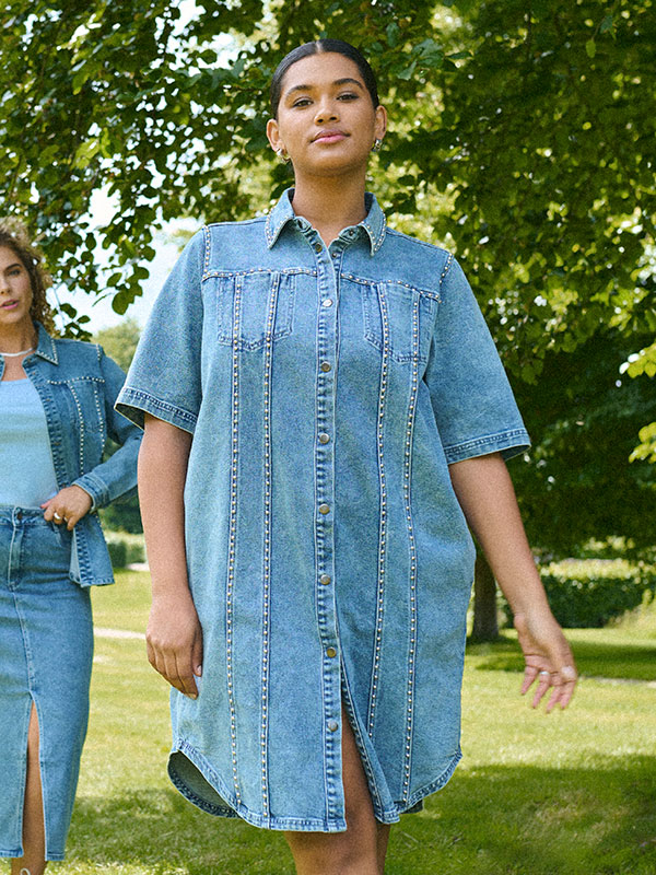 KCDARINA - Plus Size Jurk fra Kaffe Curve