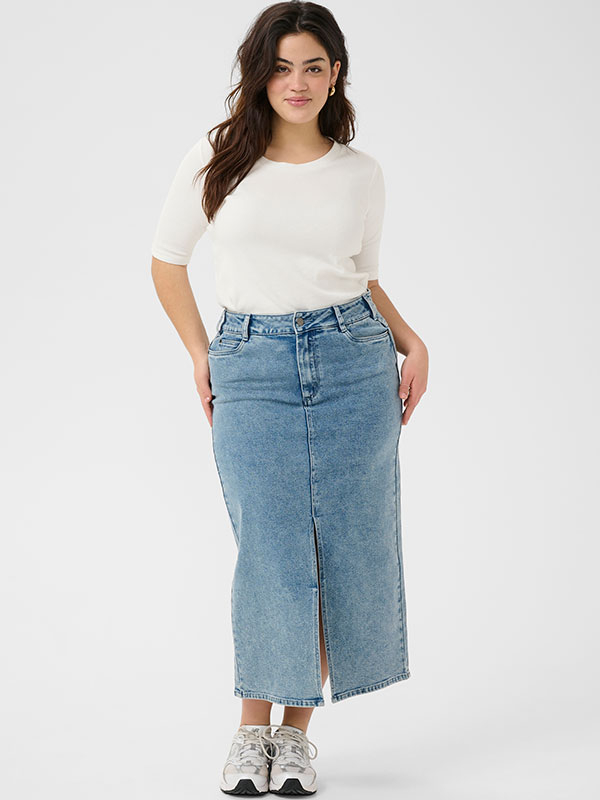 KCDARINA - Plus Size Skirt fra Kaffe Curve