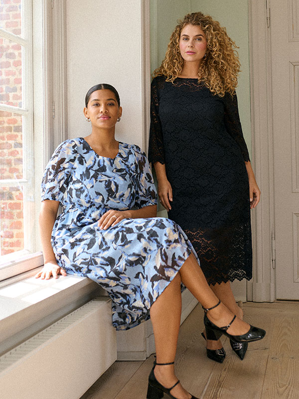 KCJAIDA - Plus Size Jurk fra Kaffe Curve