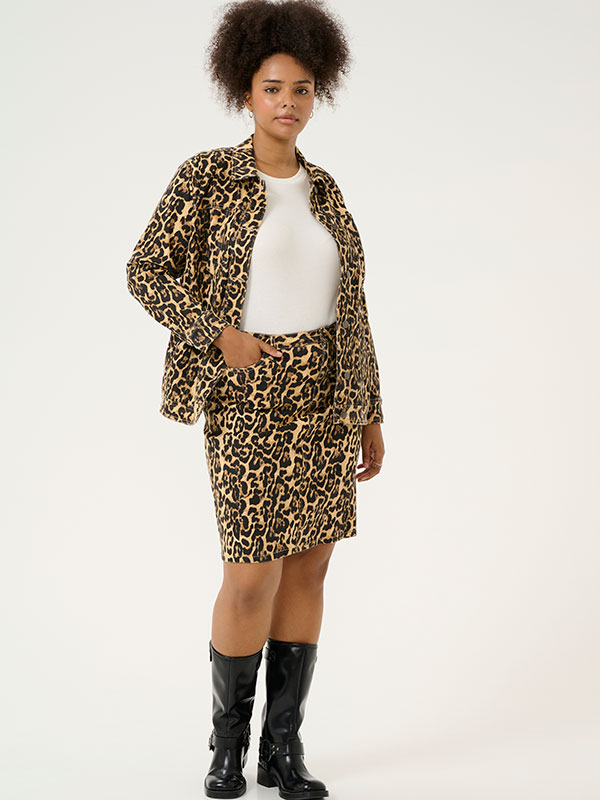 KCLEONOMA - Plus Size Skirt fra Kaffe Curve