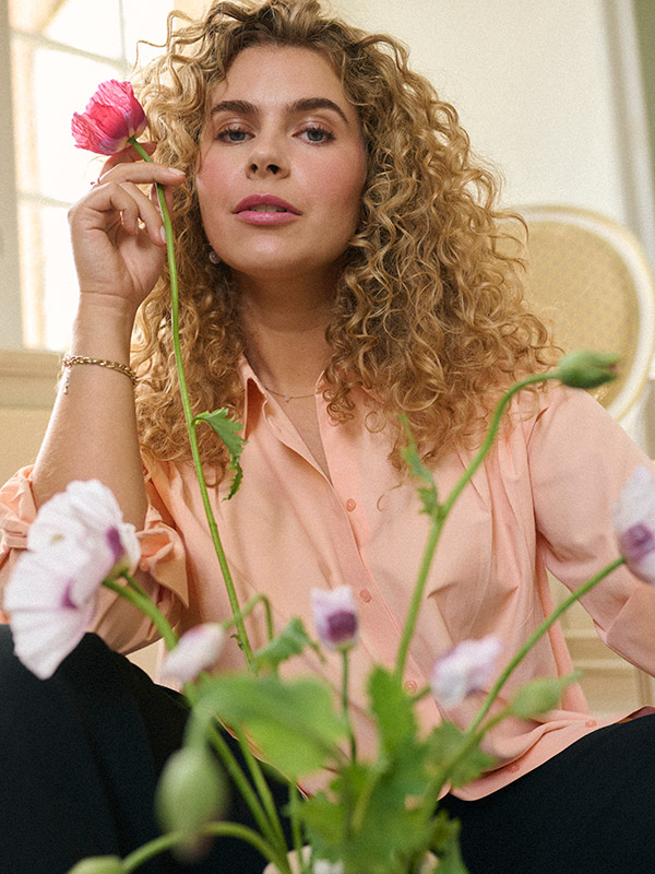 KCHAILA - Plus Size Overhemd fra Kaffe Curve