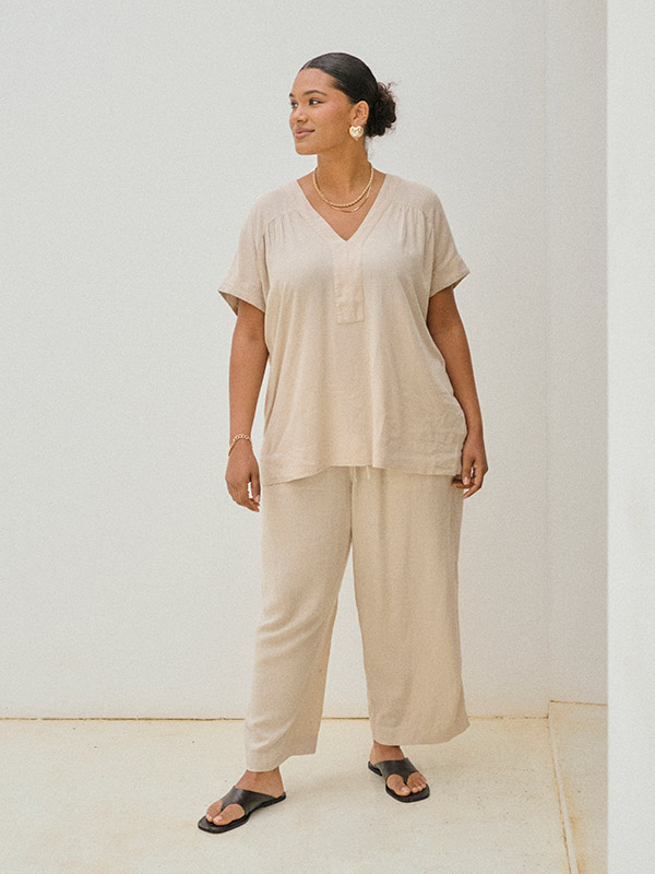 KCMILLE - Plus Size Blouse fra Kaffe Curve