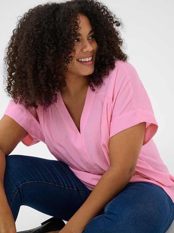KCMILLE - Plus Size Blouse fra Kaffe Curve