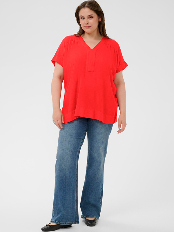 KCMILLE - Plus Size Blouse fra Kaffe Curve