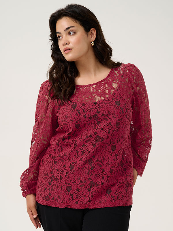 KCLANICA - Plus Size Blouse fra Kaffe Curve