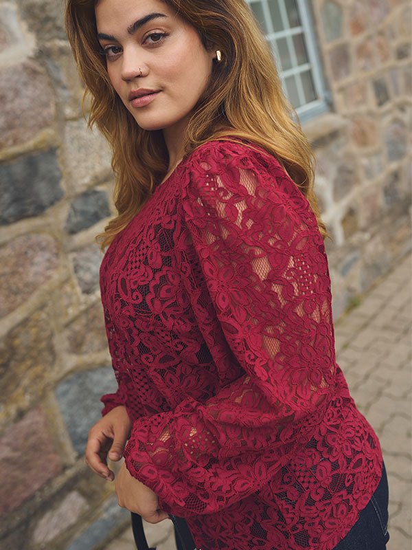 KCLANICA - Plus Size Blouse fra Kaffe Curve