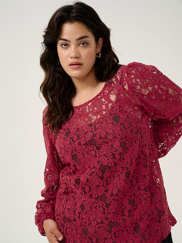 KCLANICA - Plus Size Blouse fra Kaffe Curve