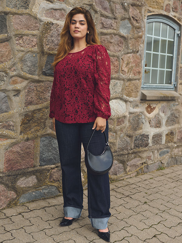 KCLANICA - Plus Size Blouse fra Kaffe Curve