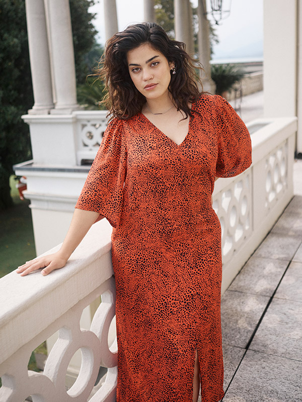 KCALIANA - Plus Size Jurk fra Kaffe Curve