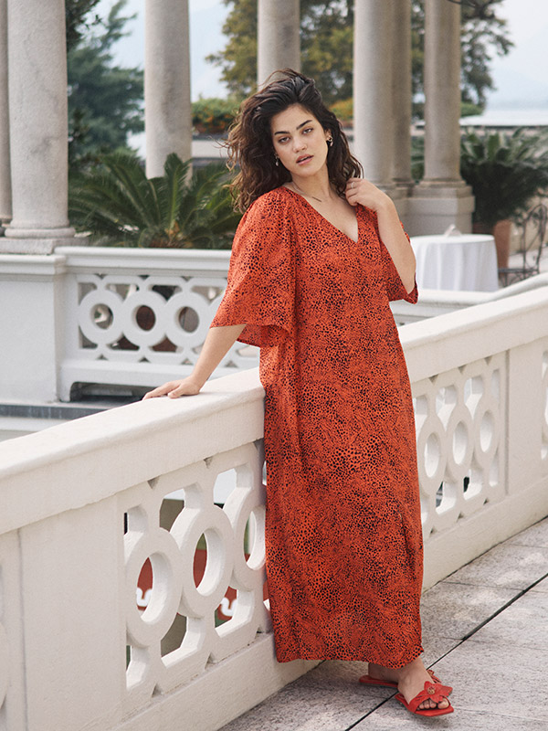 KCALIANA - Plus Size Jurk fra Kaffe Curve
