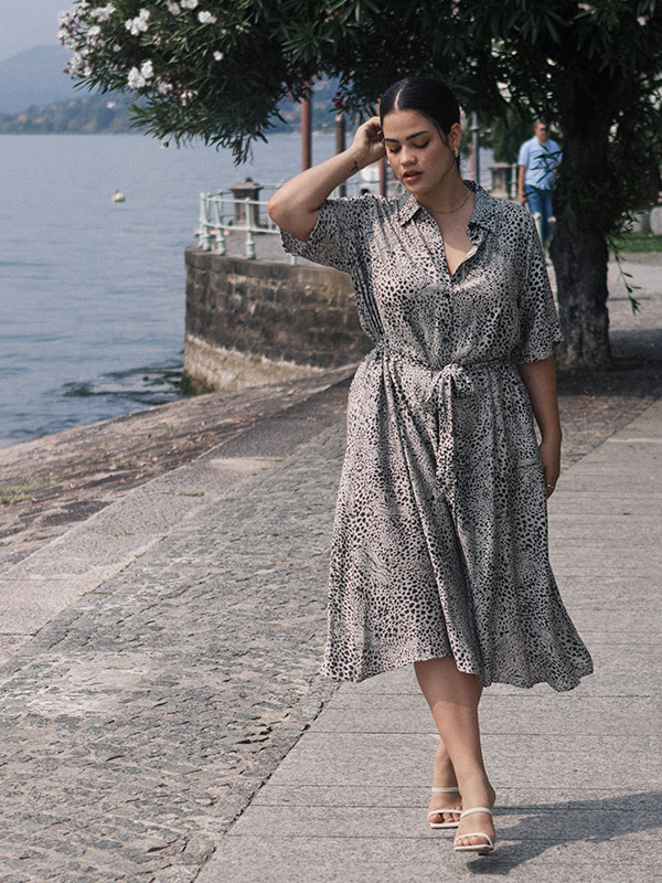 KCDEBRI - Plus Size Jurk fra Kaffe Curve