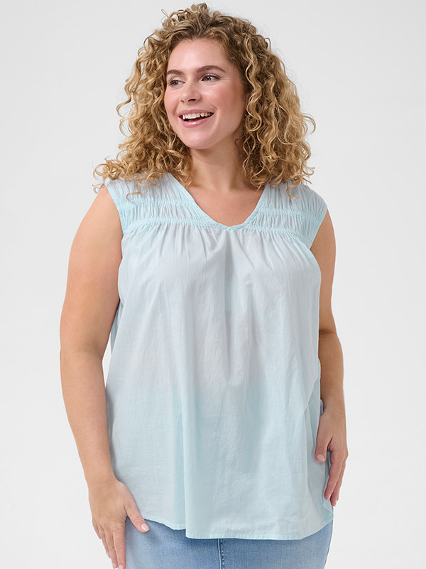 KCTHIA - Plus Size Top fra Kaffe Curve