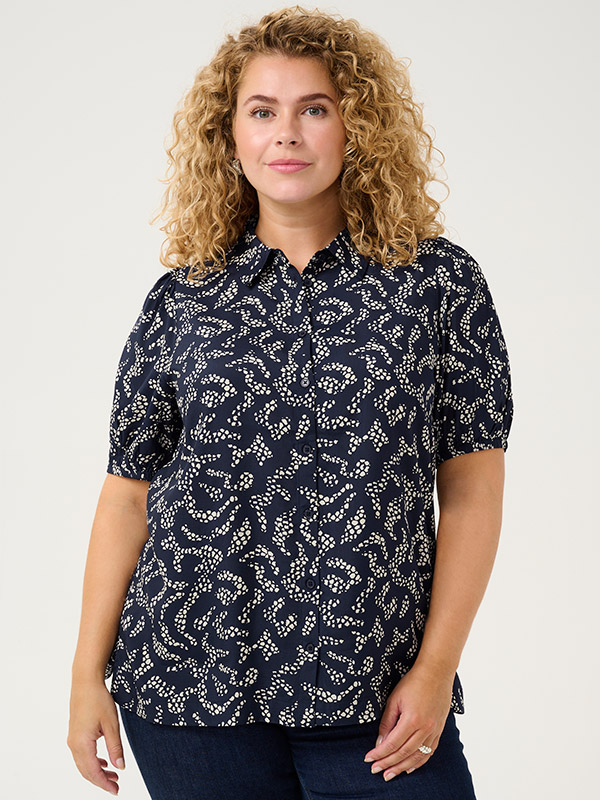 KCBEATE - Plus Size Overhemd fra Kaffe Curve