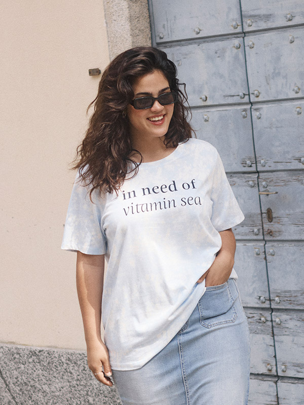 KCROXI - Plus Size T-shirt fra Kaffe Curve