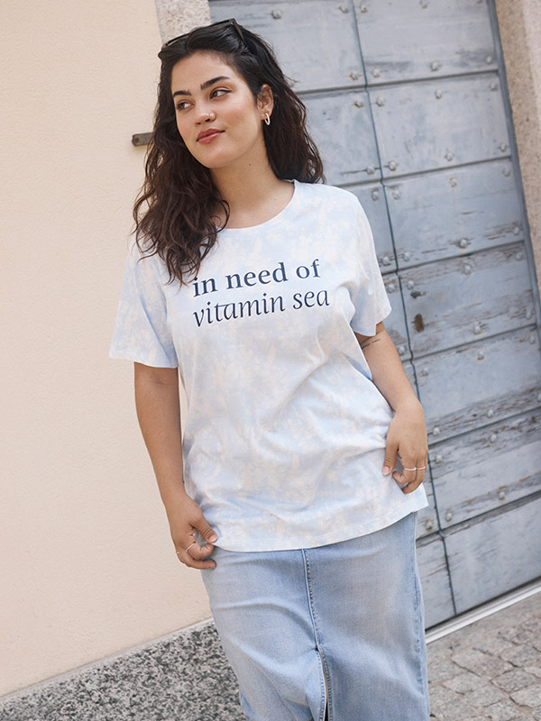 KCROXI - Plus Size T-shirt fra Kaffe Curve