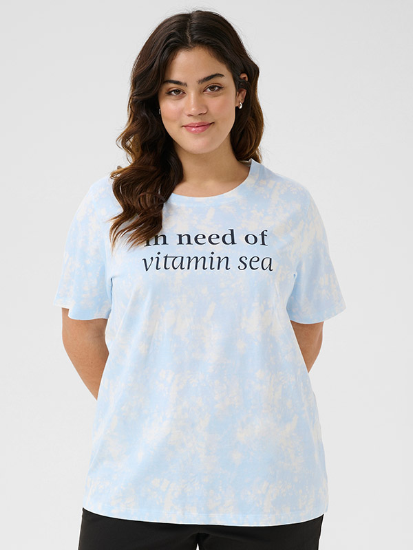 KCROXI - Plus Size T-shirt fra Kaffe Curve