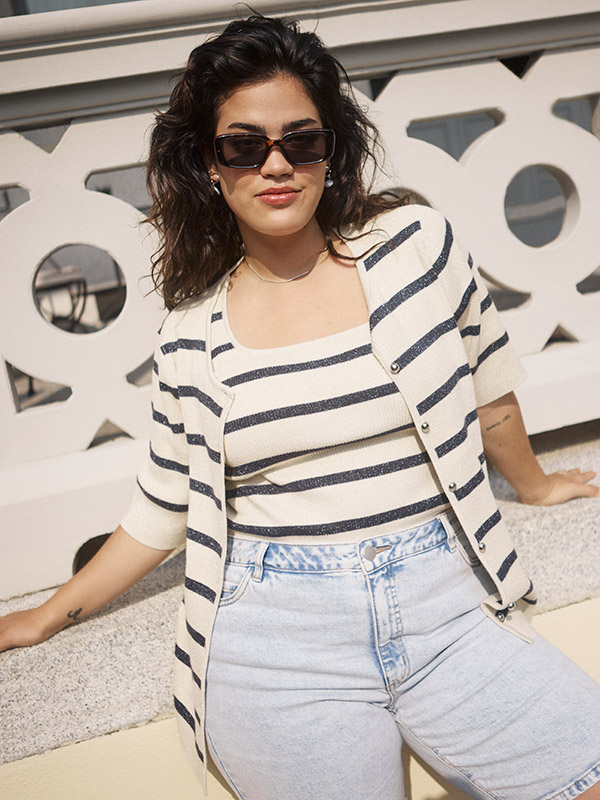 KCMORINA - Plus Size Vest fra Kaffe Curve