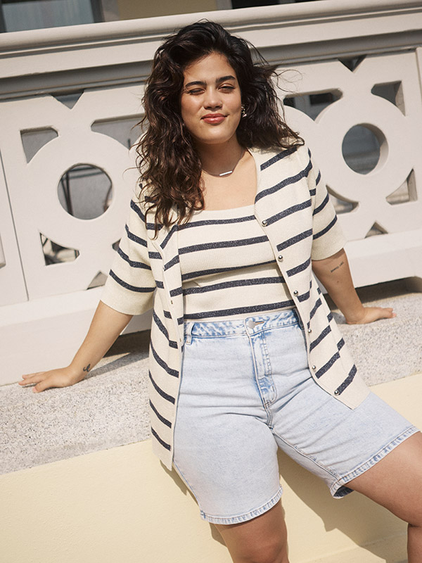 KCMORINA - Plus Size Vest fra Kaffe Curve